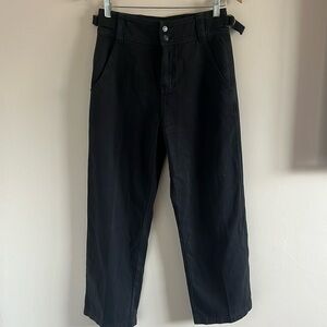 Current/Elliott Black Relaxed Army Pants NWT Size 26 Utility Cargo Style